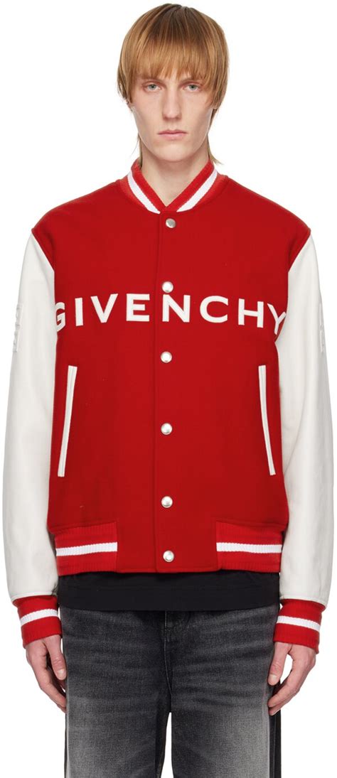 givenchy red word jacket|givenchy denim jacket sale.